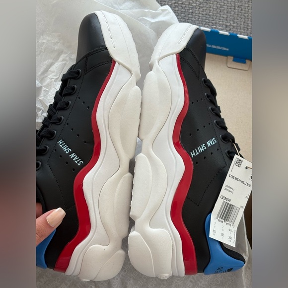 Adidas Stan Smith Millencon Sneakers Core Black Size US 8.5 Women GZ9699 - Picture 12 of 16